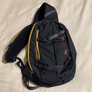 Patagonia Black and Gold Backpack